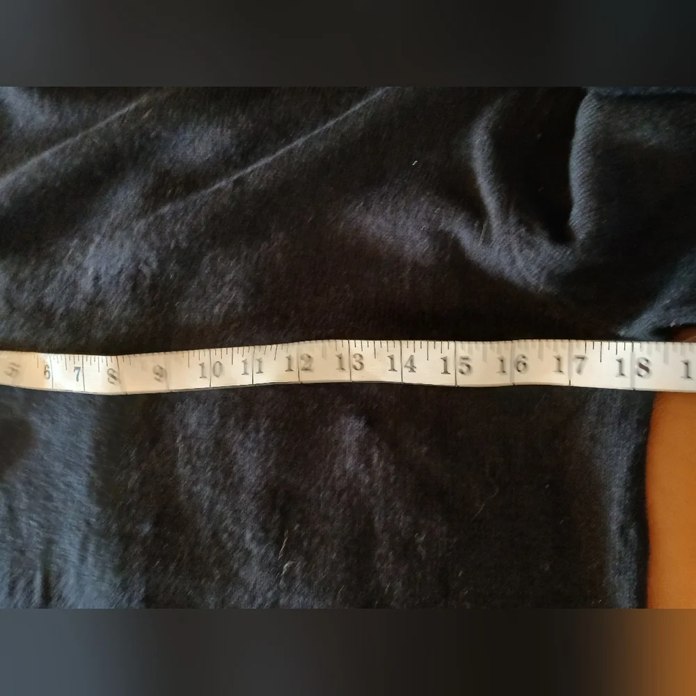 Amazon Essentials Cotton Nylon Wool Blend Mens Black Sweater size Small